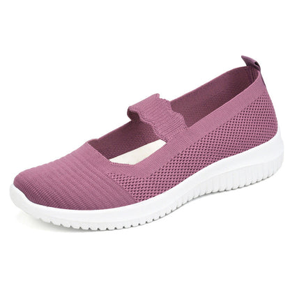 Damen Slipper Sportlich Elastisch Bequem