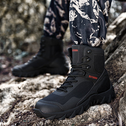 Wanderstiefel Herren Outdoor Rutschfest Atmungsaktiv - BerlinGlamour