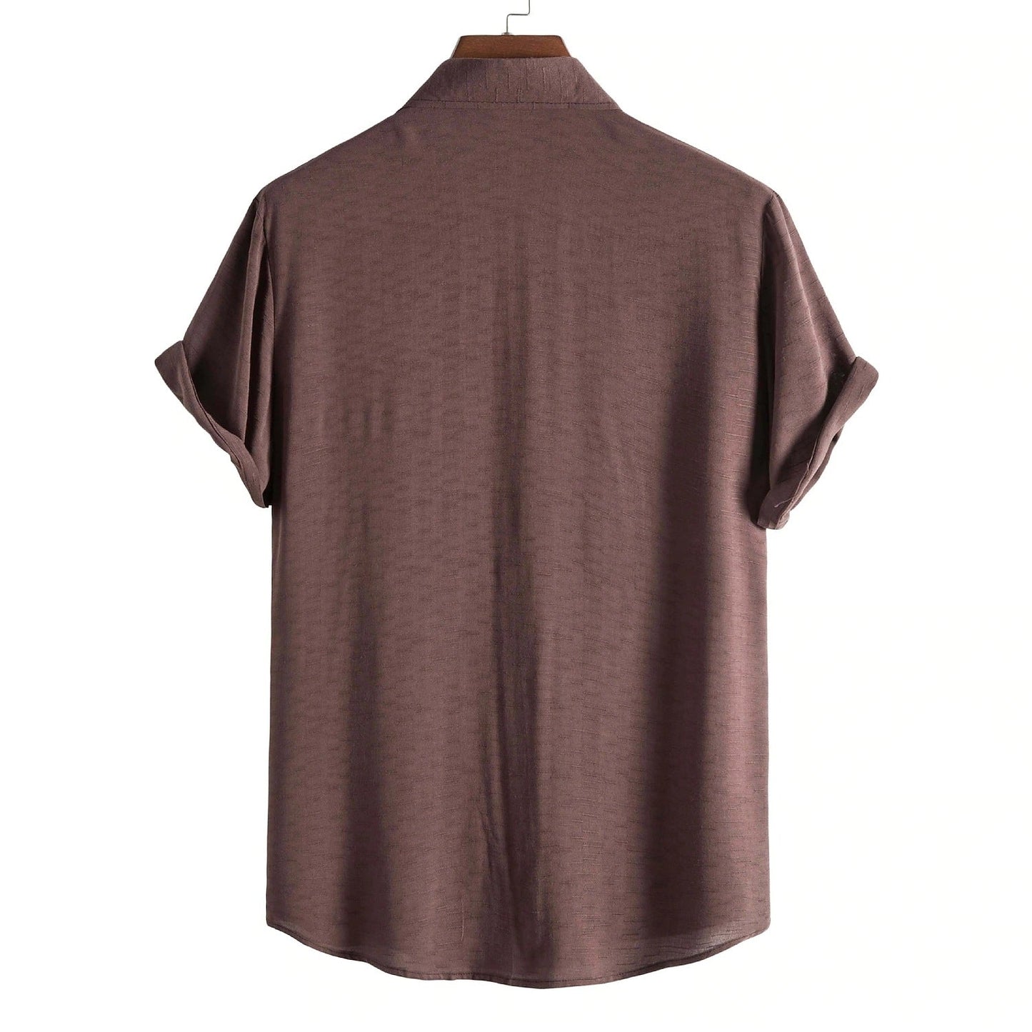 Herren Kurzarmhemd Slim Fit Elegant Modern