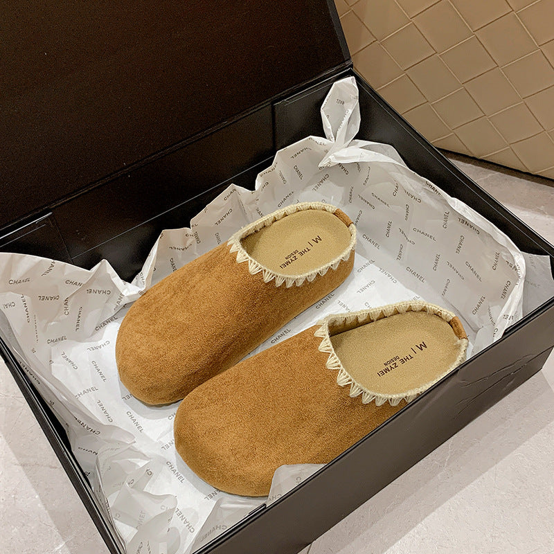 Damen Clogs Weich Bequem Filzschuhe Mit Riemen