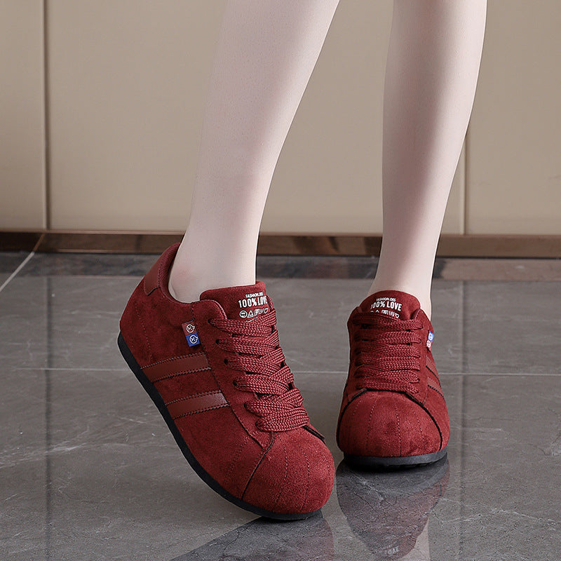 Damen Sneaker Rauleder Bequem Komfortabel Heidi Style