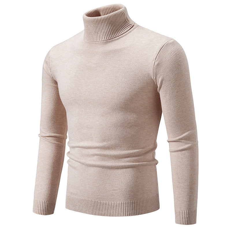 Herren Rollkragenpullover Feine Baumwolle Eleganter Style
