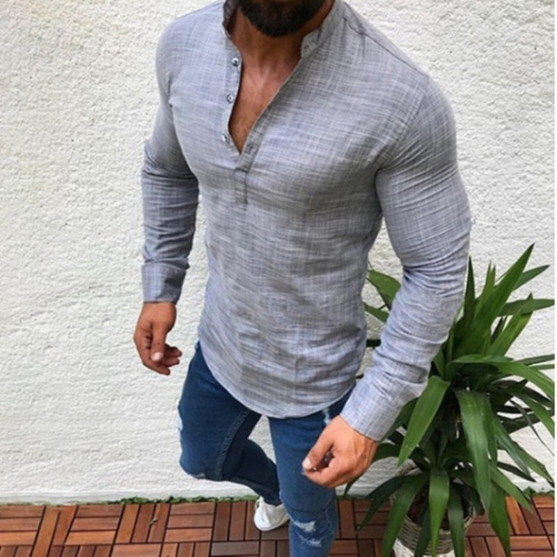 Herren Langarmhemd Elegant Modern Berlin