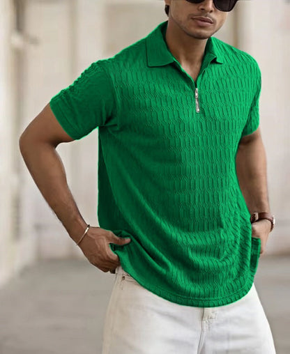 Herren Polo Shirt Strukturiert Modern Berlin