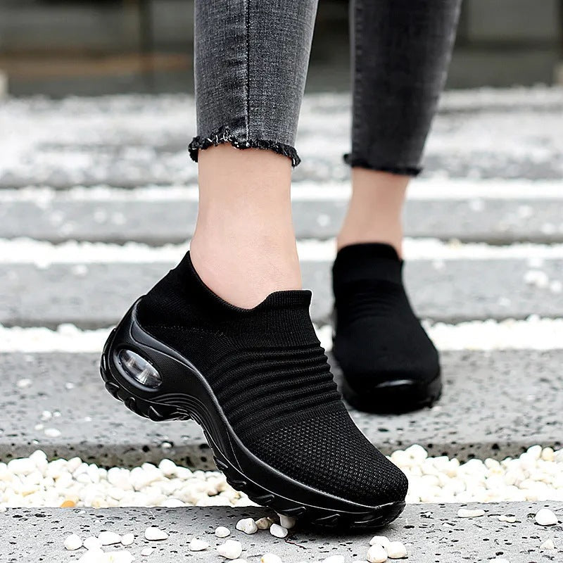 Damen Sockensneaker Atmungsaktiv Komfort Heidi Style
