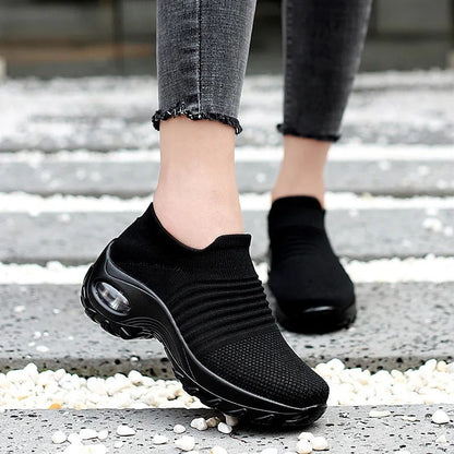Damen Sockensneaker Atmungsaktiv Komfort Heidi Style