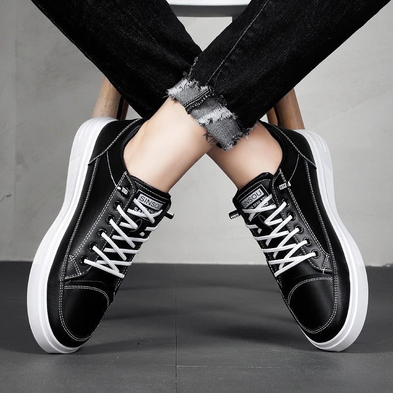 Damen Sneaker Sportlich atmungsaktiv Kunstleder Schwarz - BerlinGlamour