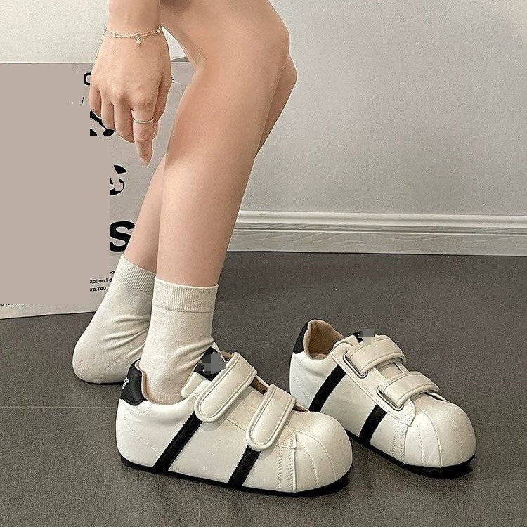 Damen Sneaker Sportlich Bequem Klettverschluss - BerlinGlamour
