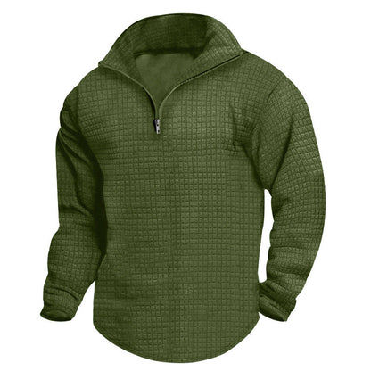Bequeme Fleecejacke Herren Modern Reißverschluss