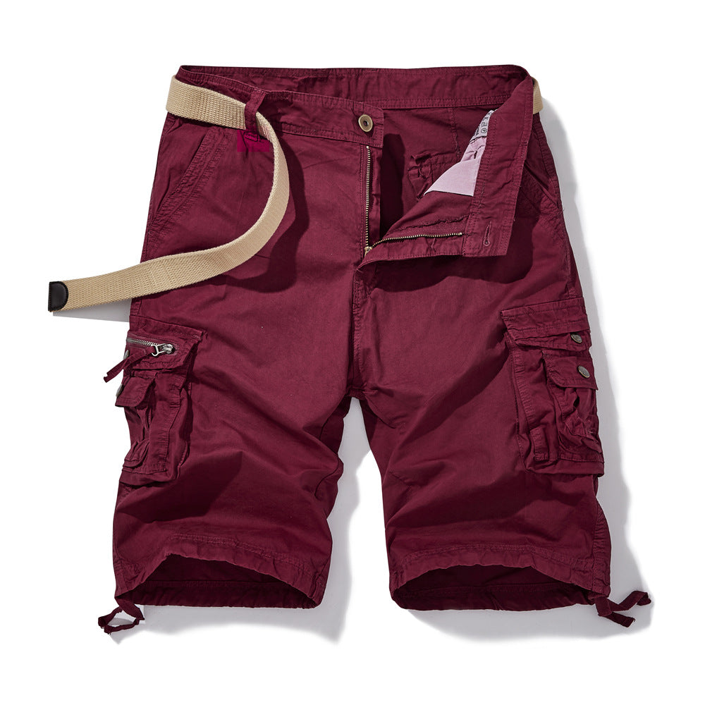 Herren Cargo Shorts Vielseitig Funktionstaschen Verstellbar