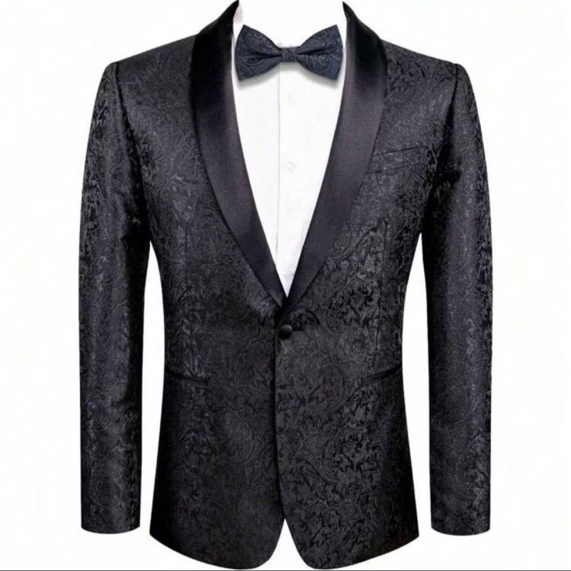 Herren Smoking Blazer Modern Festlich Schwarz - BerlinGlamour