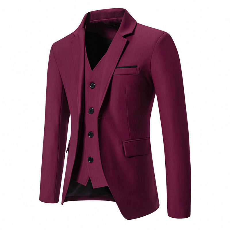Herren Anzug-Set Modern Slim Fit mit feinen Details