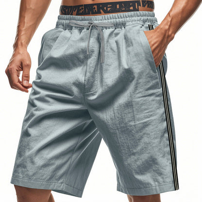 Herren Sporthose Elastisch Mit Seitentaschen Freizeit