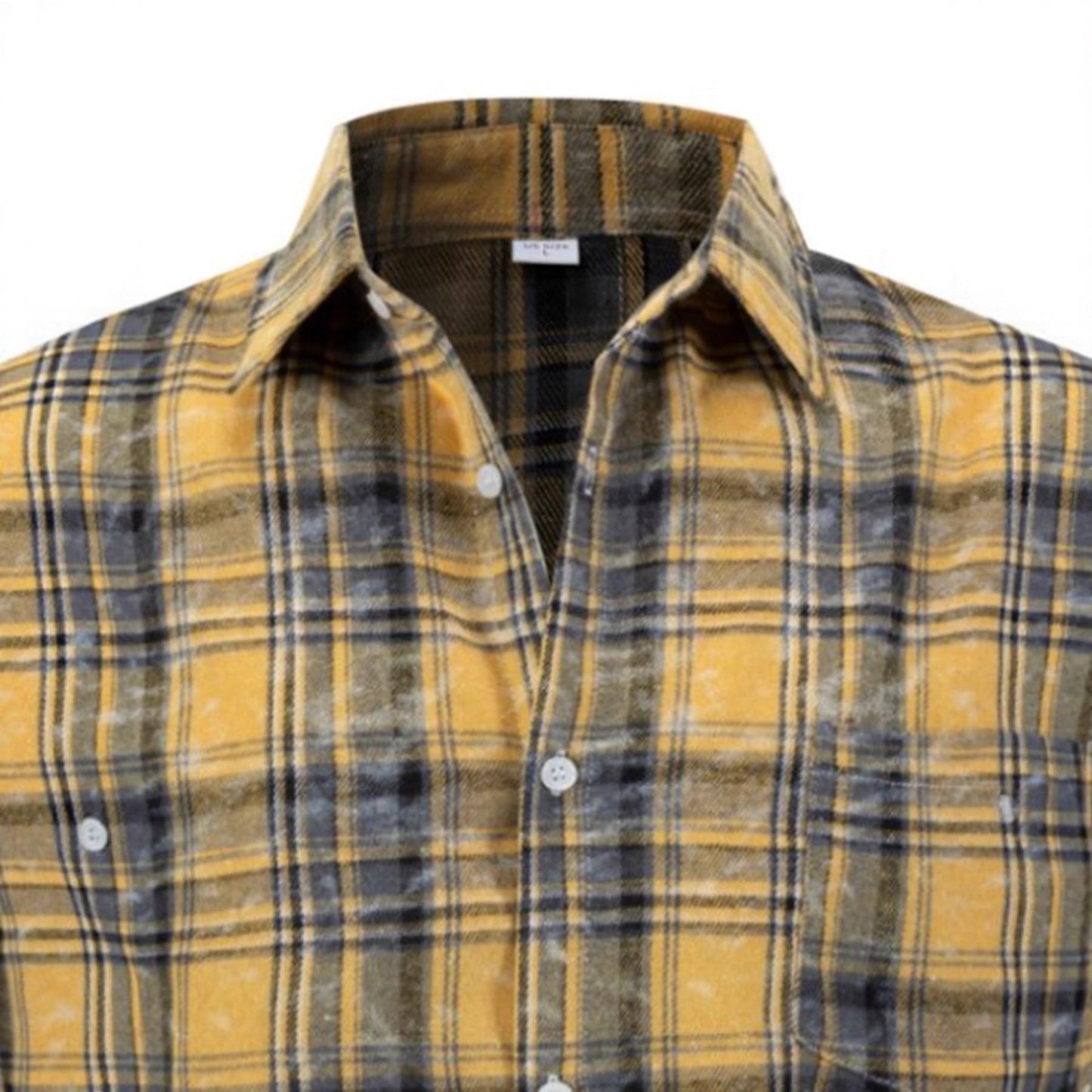 Herren Flanellhemd Karomuster Bequem Modern - BerlinGlamour