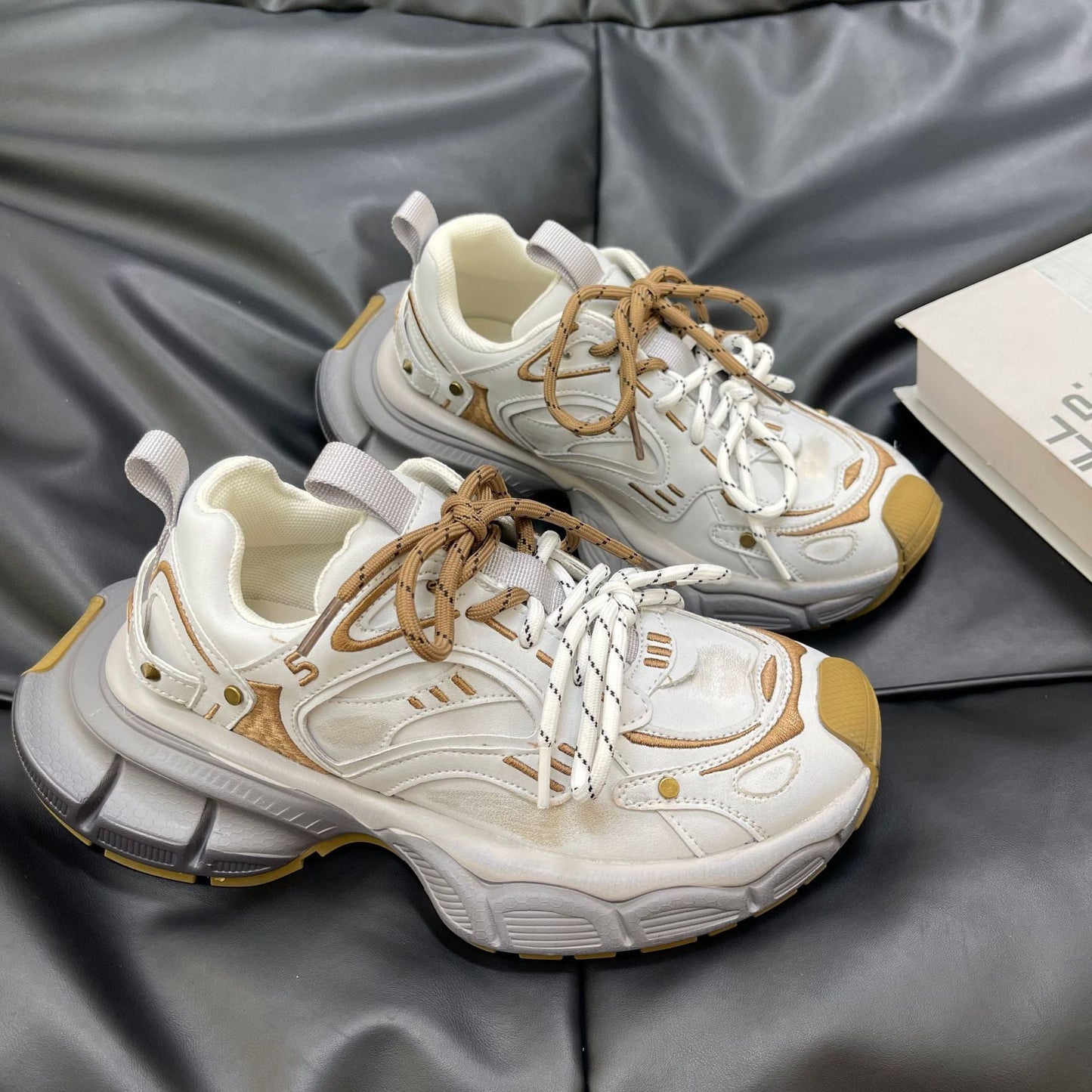 Damen Sneaker Sportlich Modisch mit Dämpfungssystem