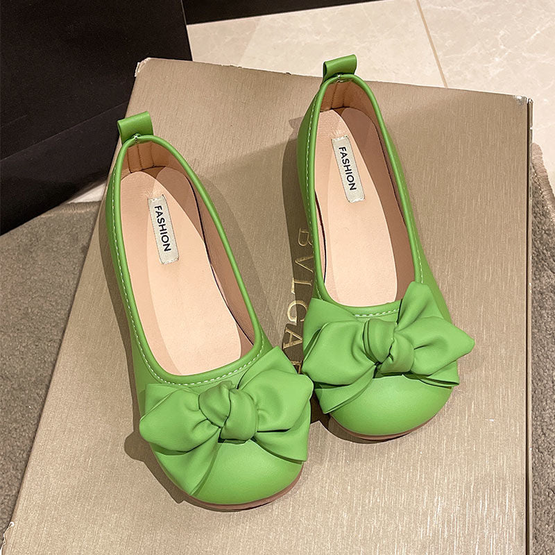 Ballerina Schuhe Damen Elegante Schleife