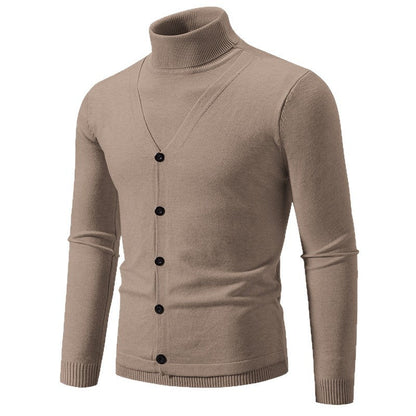 Herren Rollkragenpullover Elegante Kuschelware Modern
