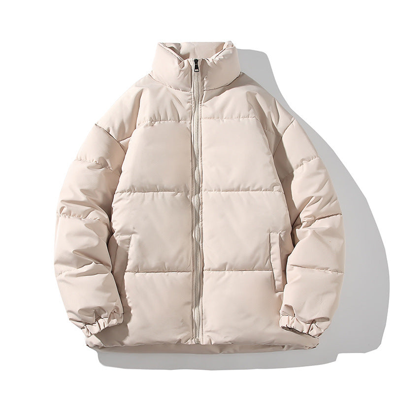 Herren Steppjacke Isoliert Warm mit Hochkragen Elastisch