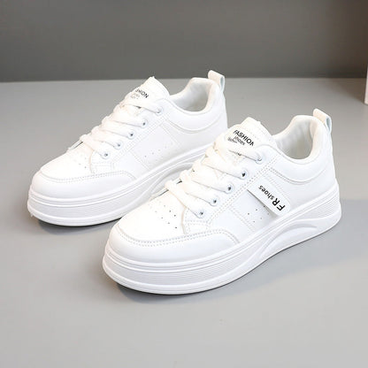 Damen Plateau Sneaker Atmungsaktiv Rutschfest Modisch