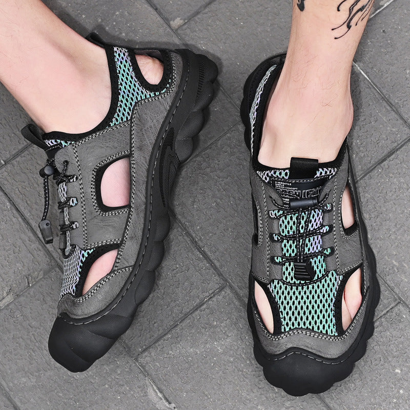 Damen Sandalen Bequem Atmungsaktiv Sommer