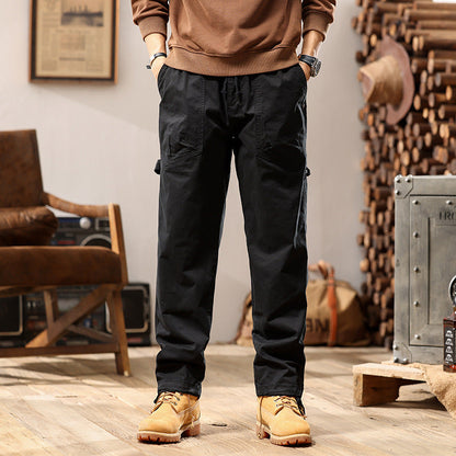 Herren Cargo-Hose Multifunktionshose Bequem Elegant