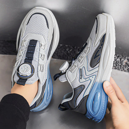 Damen Sneaker Sportlich Laufschuhe mit Dämpfung und Schnellschnürung