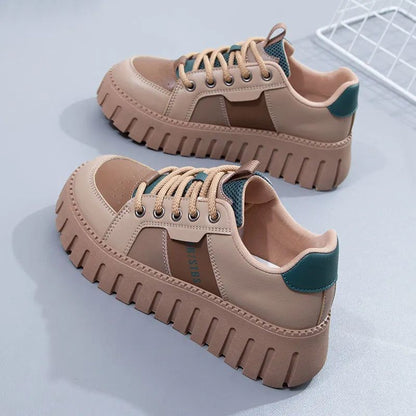 Damen Sneaker Chunky atmungsaktiv Komfortschuhe
