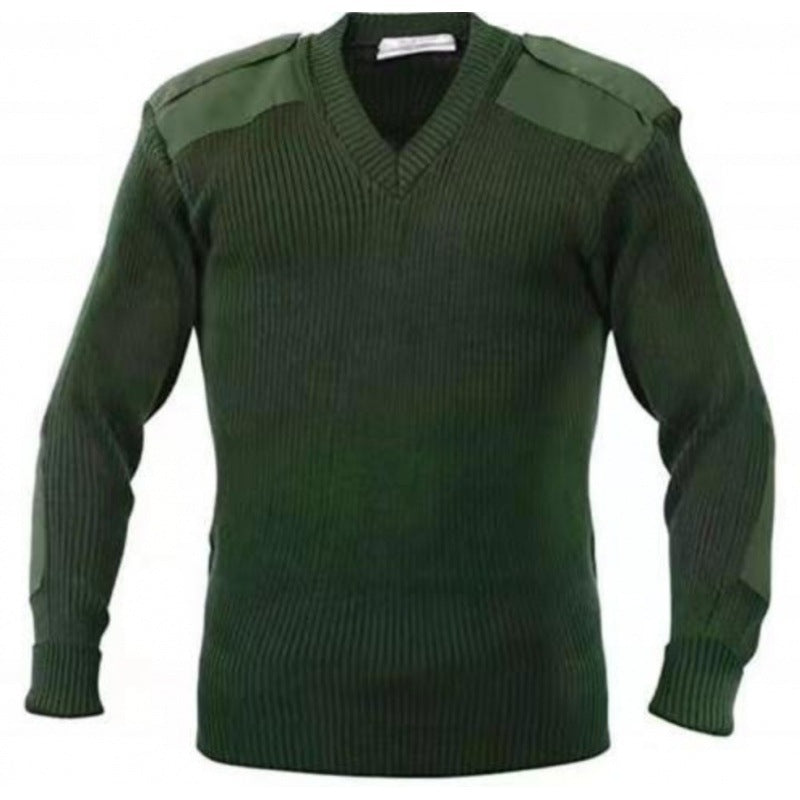 Herren Strickpullover Mit Schulterdetail Modern