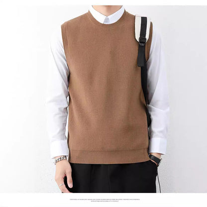 Herren Strickweste Modern Feinstrick Bequem