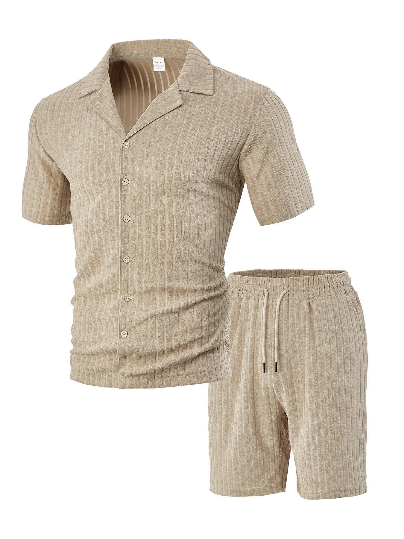 Herren Freizeitset Kurzarm Elastisch Modern
