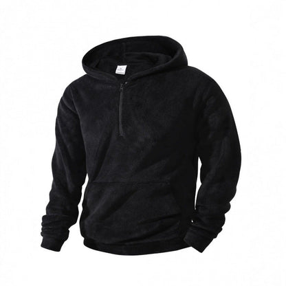 Herren Fleece Pullover Kapuzenpullover Langarm Warm
