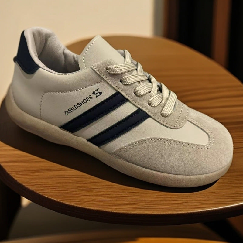 Damen Sneaker Leder Bequem Komfort Schuhe