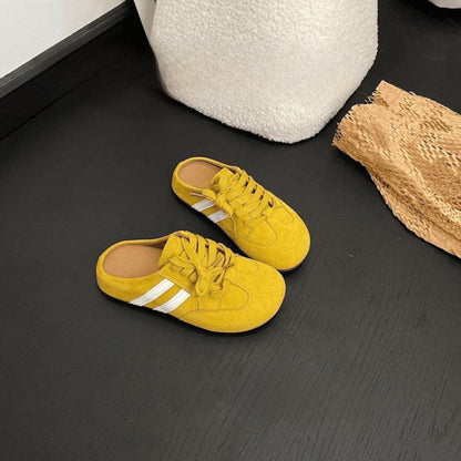 Damen Sneaker Sportlich mit Schnürverschluss Modern