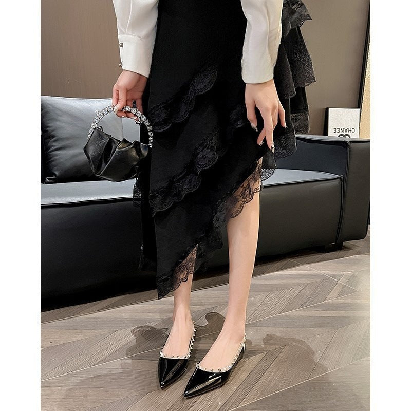 Damen Ballerinas Bequem Komfort Innensohle Schicke Riemen