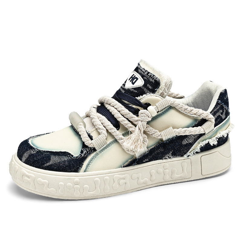 Damen Sneaker Bequem Modisch Schnürsenkel Schuhe
