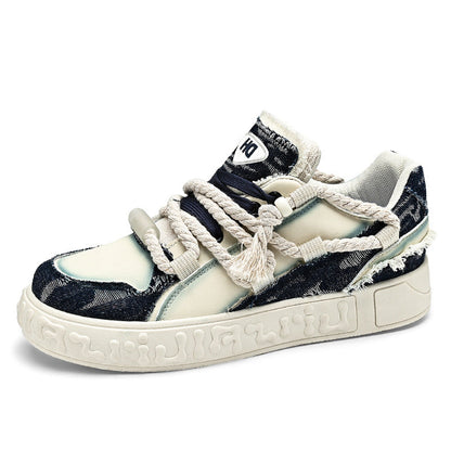 Damen Sneaker Bequem Modisch Schnürsenkel Schuhe