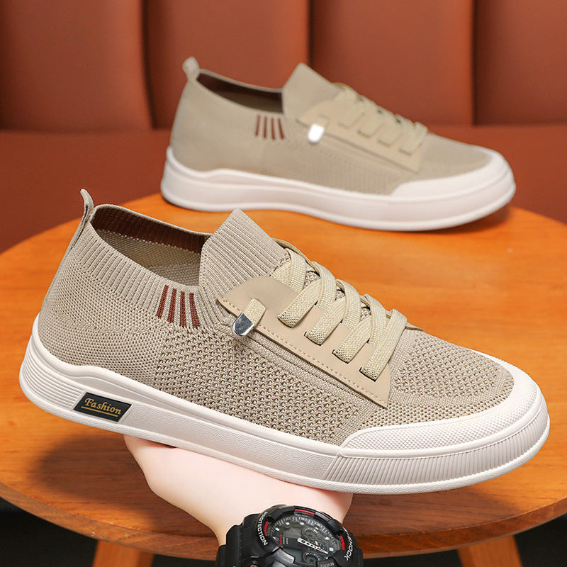 Damen Sneaker atmungsaktiv Strick Modern Sportlich - BerlinGlamour