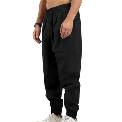 Herren Sportswear Jogginghose Elastisch Mit Reißverschlusstaschen