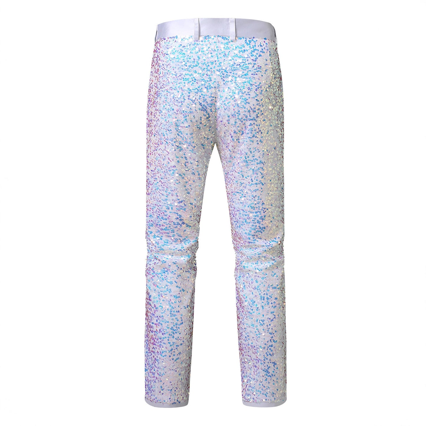 Glitzernde Herrenhose mit Pailletten Effekt Partyhose