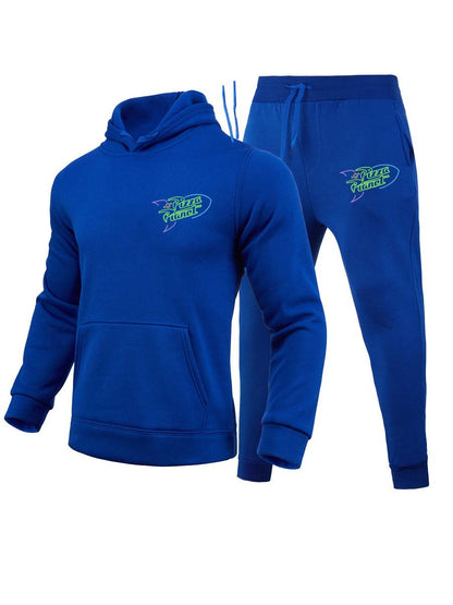 Herren Sportset Hoodie Jogginghose Modern Design Graffiti