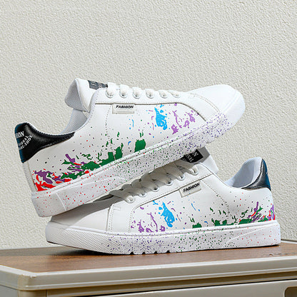 Damen Sneaker mit Spritzdesign und bequemem Innenfutter Sportlich