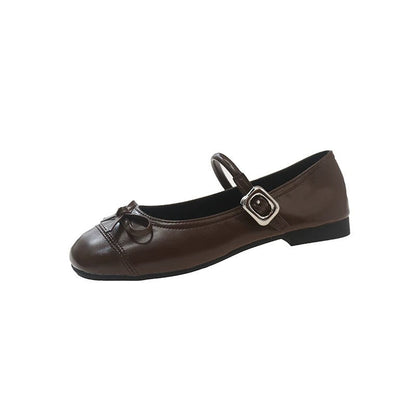Damen Ballerinas Elegante Spitze Riemen Schuhe