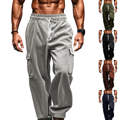 Herren Cargo-Hosen Urban Style Bequem Elastisch - BerlinGlamour