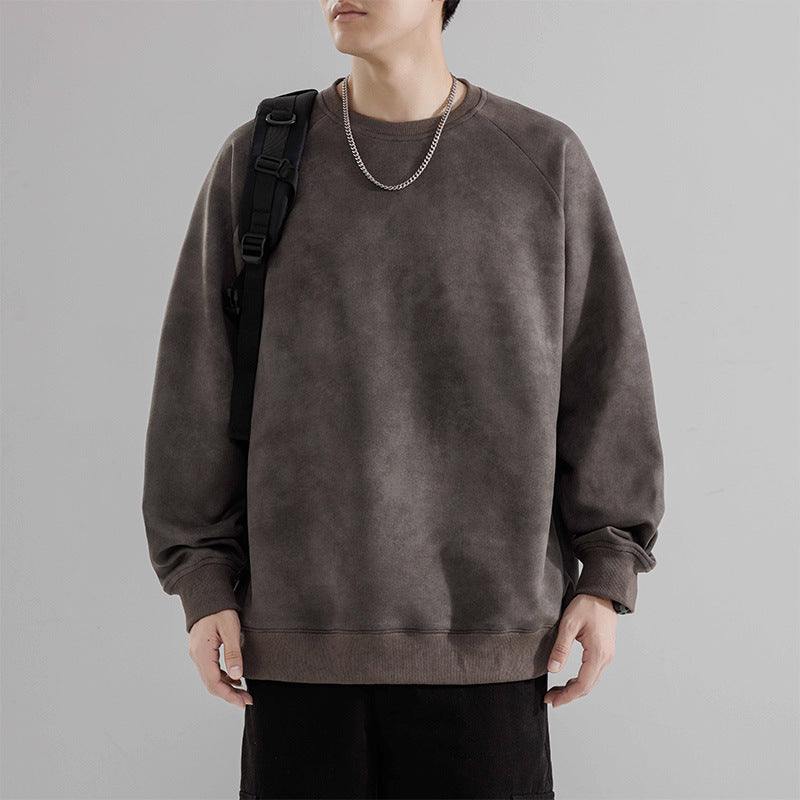Herren Sweatshirt Lässig Raglan Ärmel Bequem