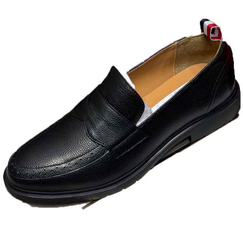 Damen Mokassins Elegante Leder Schuhe Mit Zierdetail