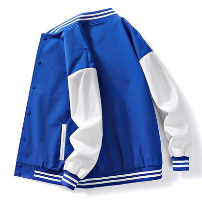 Herren Collegejacke Lässig Farbblock Modern
