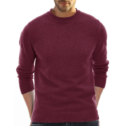 Herren Pullover Rundhals Eleganter Schnitt Modern