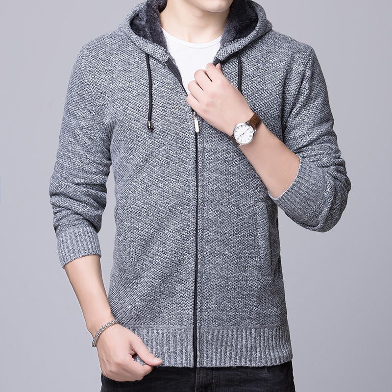 Herren Fleecejacke Kapuzenjacke Warm Isoliert