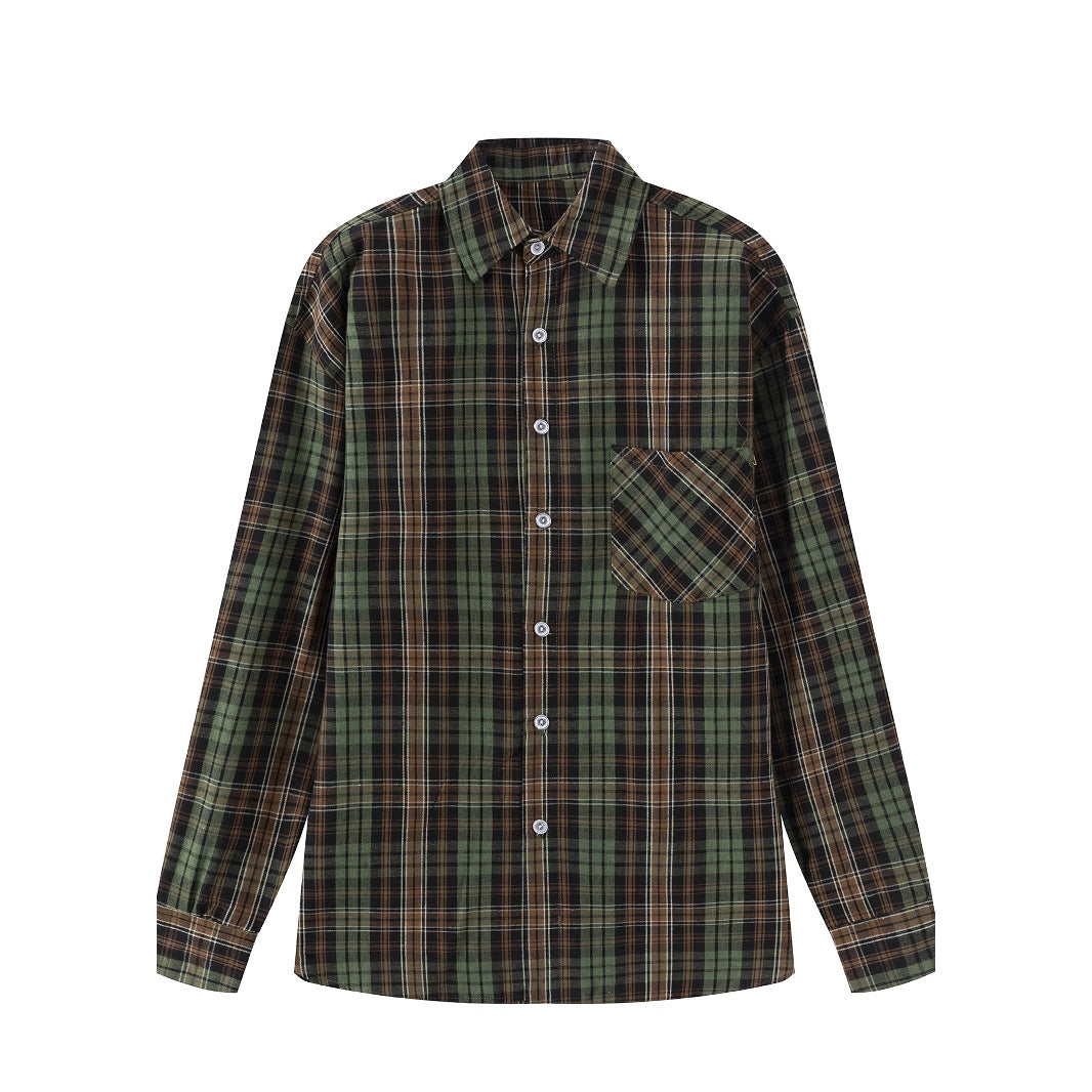 Herren Langarmhemd Kariert Elegantes Design - BerlinGlamour