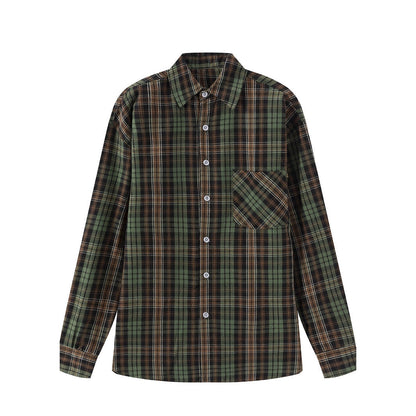 Herren Langarmhemd Kariert Elegantes Design - BerlinGlamour